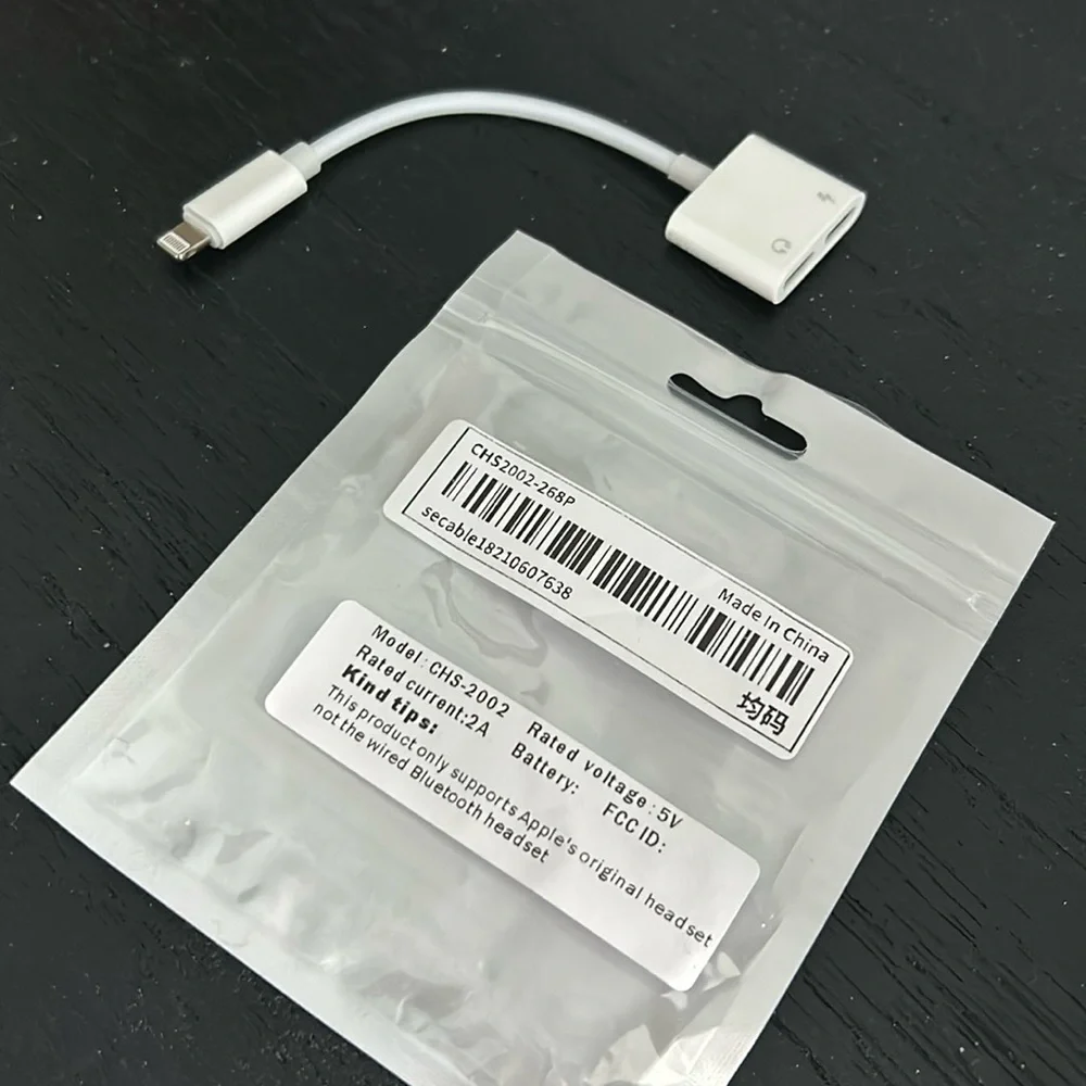 NWT‼️Free with Purchase‼️New USBC Charge and Audio to Lightning Dongle Converter